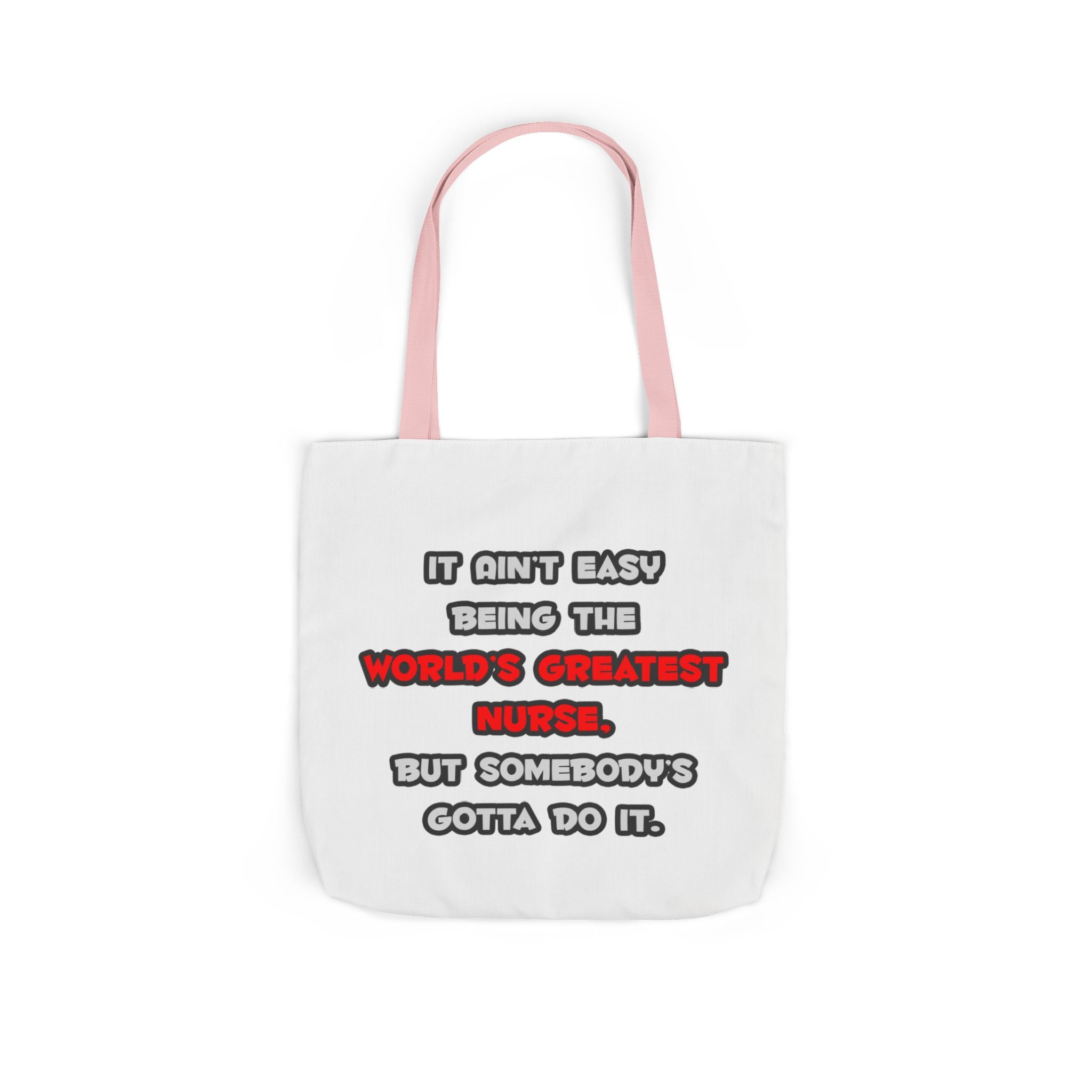 World's Greatest Nurse Joke - Canvas Tote Bag, 5-Color Straps