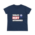 World's Best Astronomer - Women's Midweight Cotton Tee
