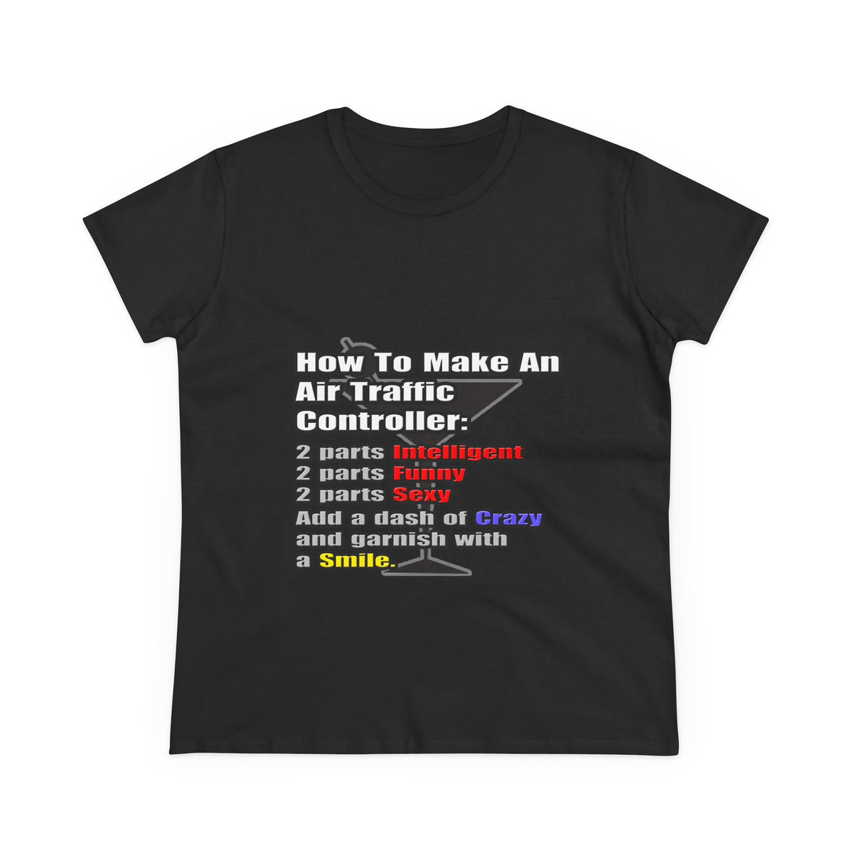 How To Make an Air Traffic Controller - Women's Midweight Cotton Tee