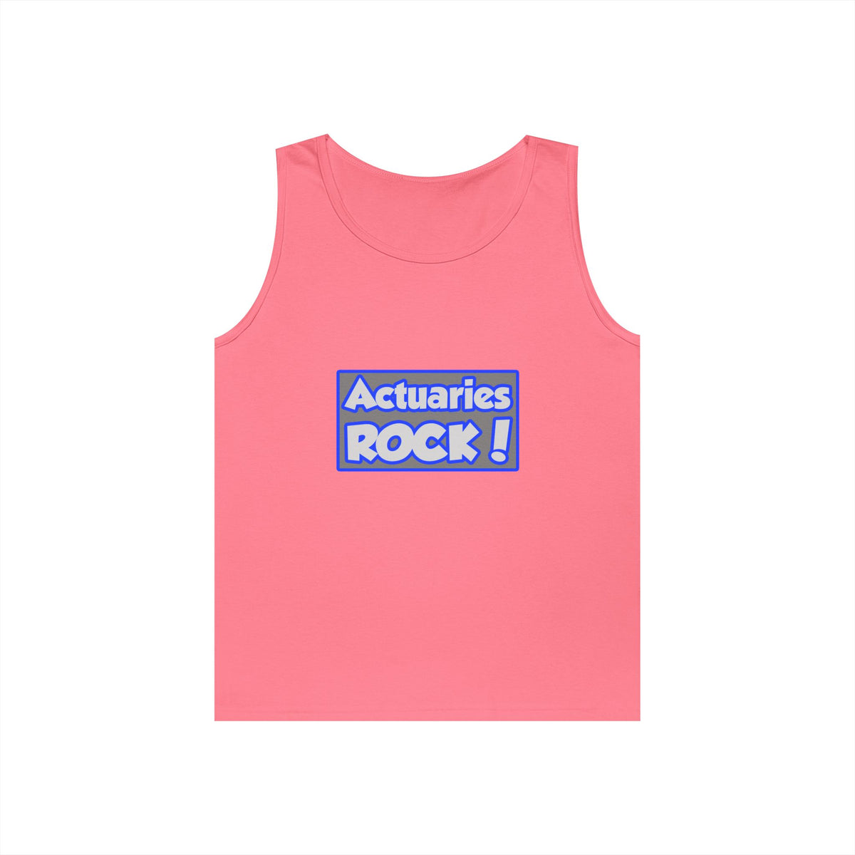 Actuaries Rock! - Unisex Heavy Cotton Tank Top