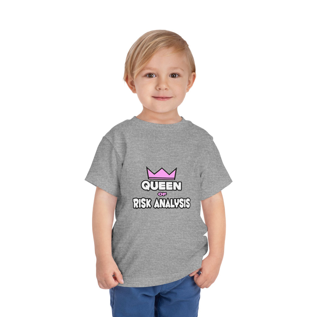 Queen of Risk Analysis - Toddler Short Sleeve Tee