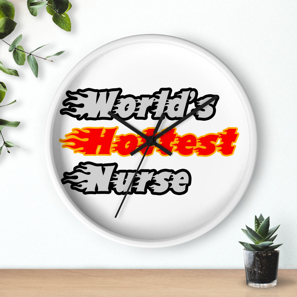 World's Hottest Nurse - Wall Clock