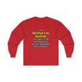 Neonatal Nurse...Superior Intelligence - Unisex Ultra Cotton Long Sleeve Tee