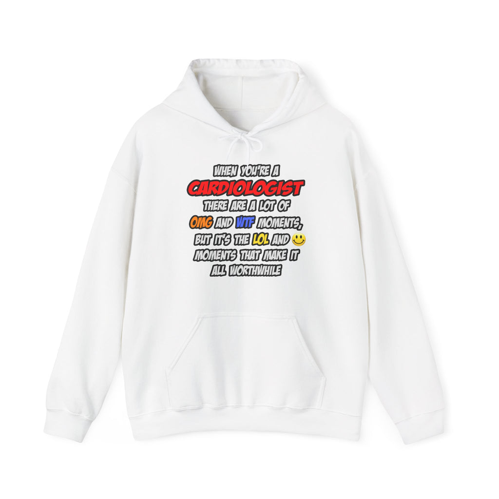Cardiologist .. OMG WTF LOL - Unisex Heavy Blend™ Hooded Sweatshirt