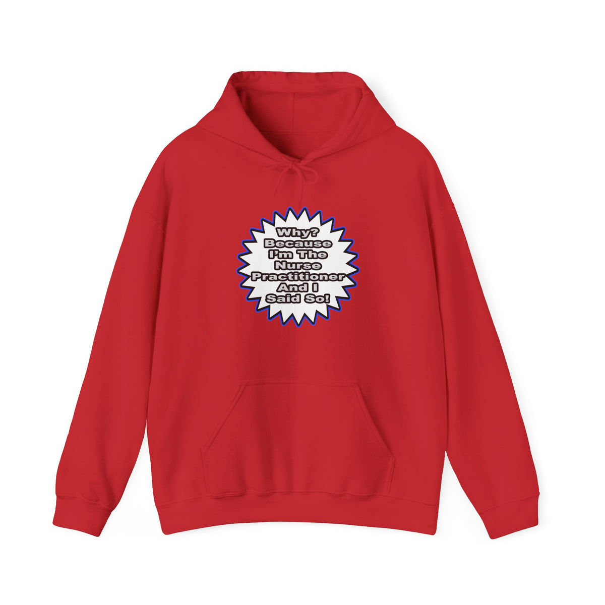 Nurse Practitioner...Because I Said So - Unisex Heavy Blend™ Hooded Sweatshirt