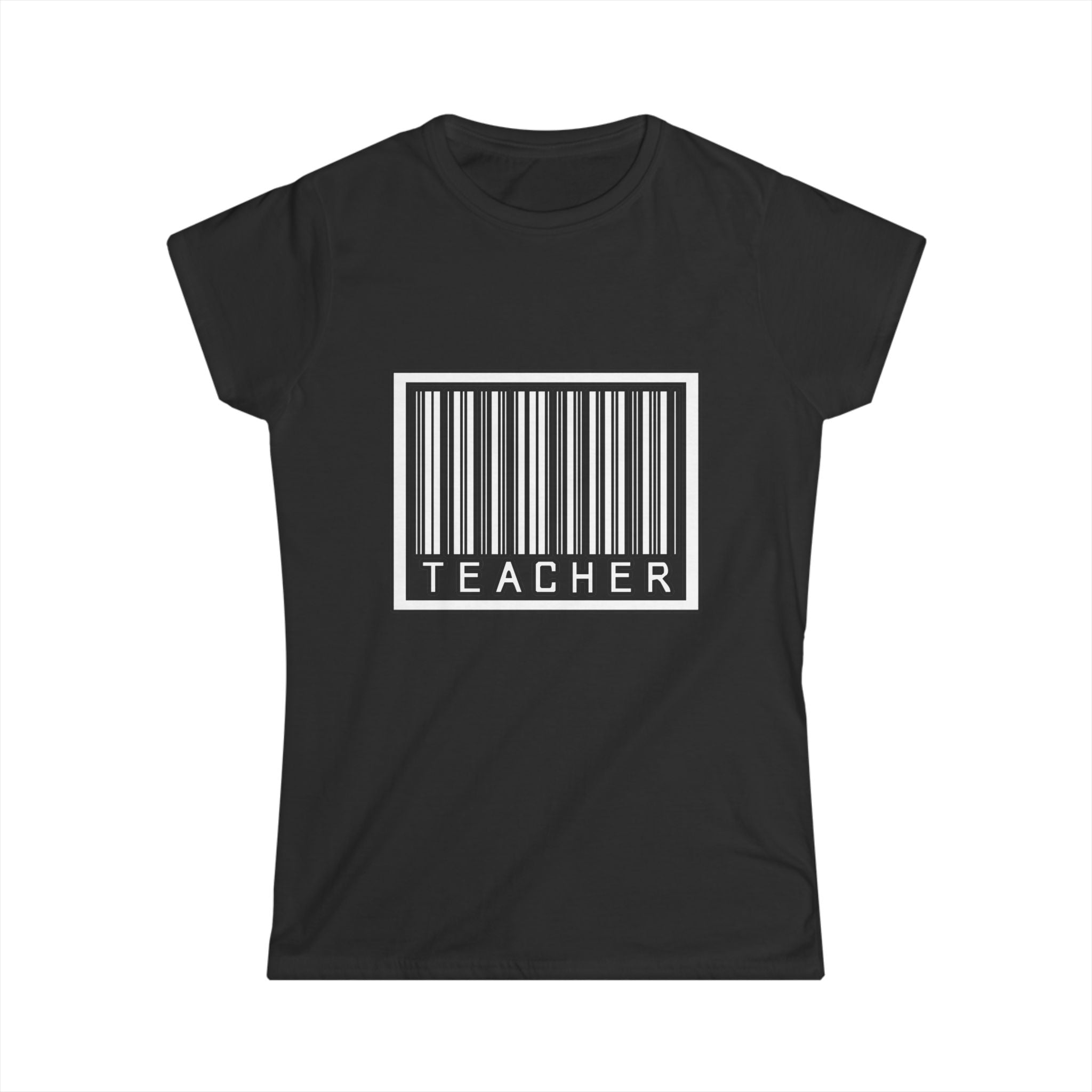 Barcode Teacher - Women's Softstyle Tee