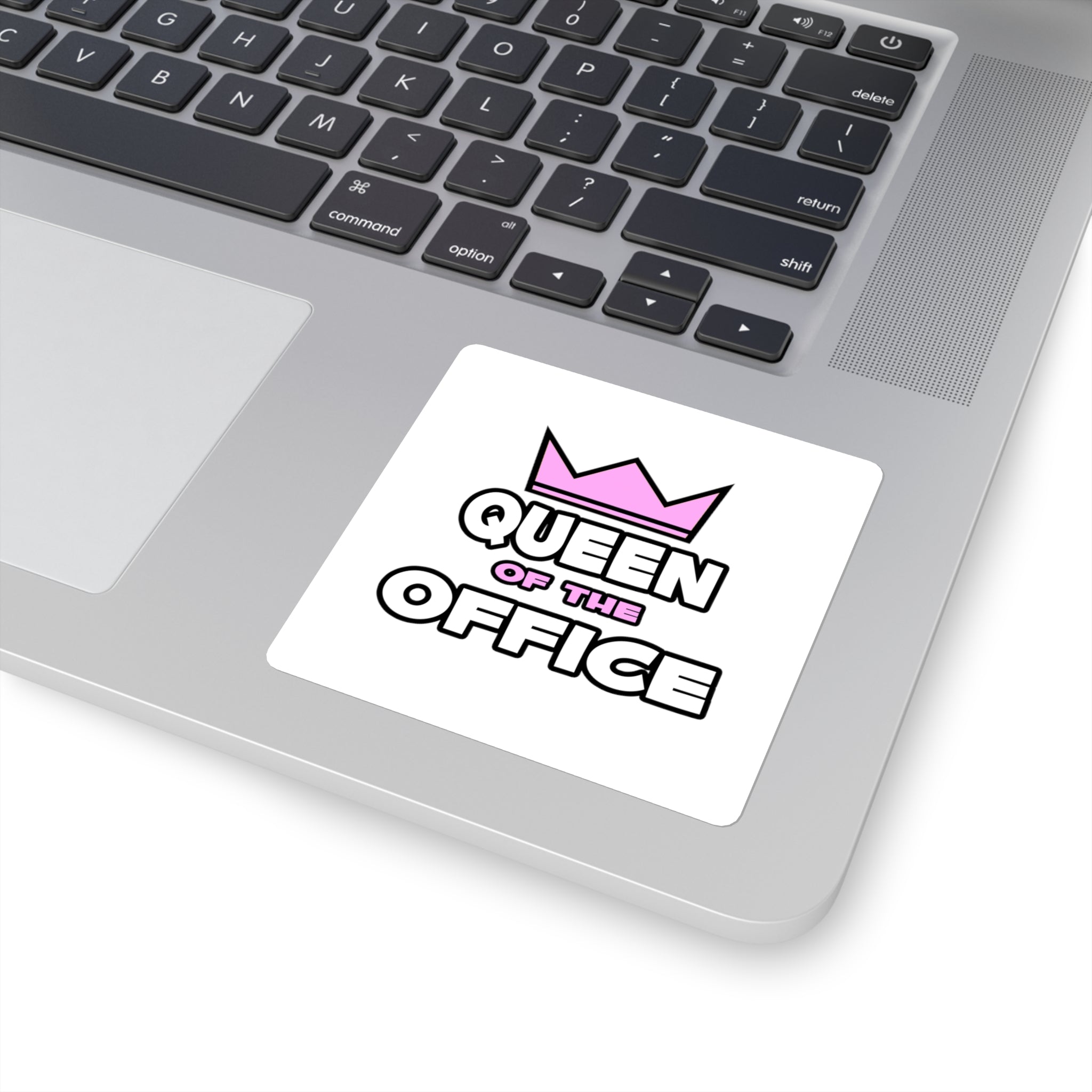 Queen of the Office - Square Stickers