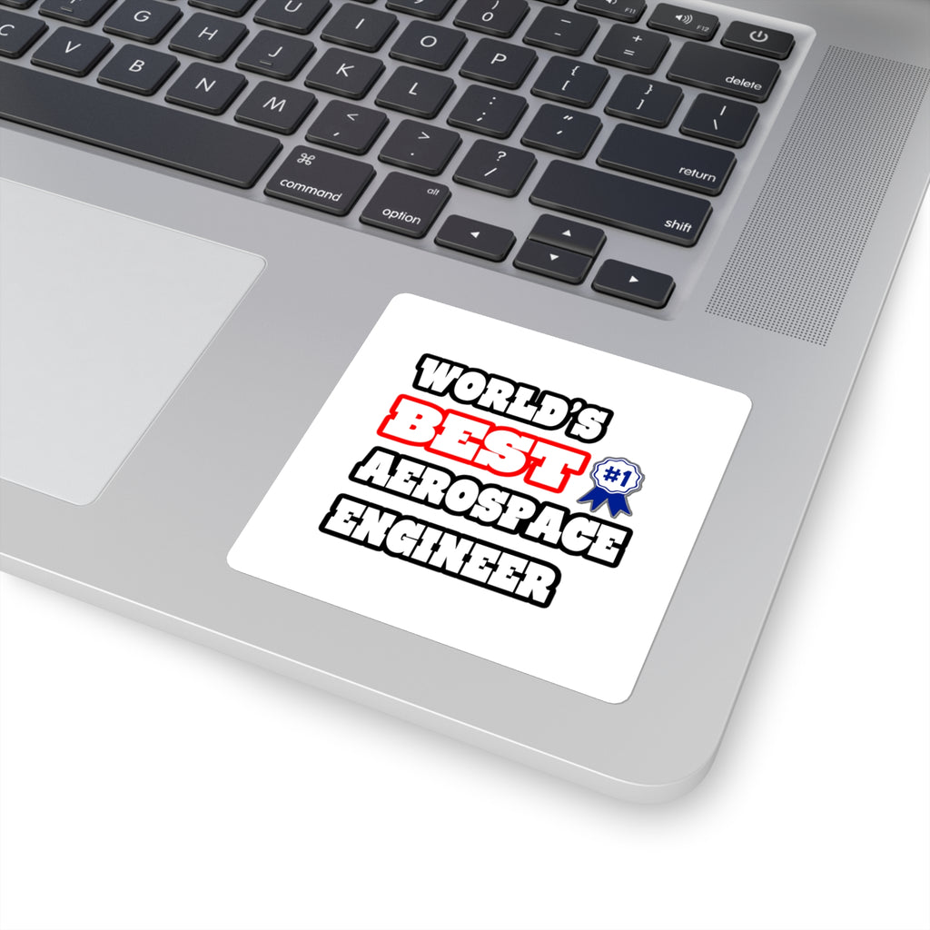 World's Best Aerospace Engineer - Square Stickers