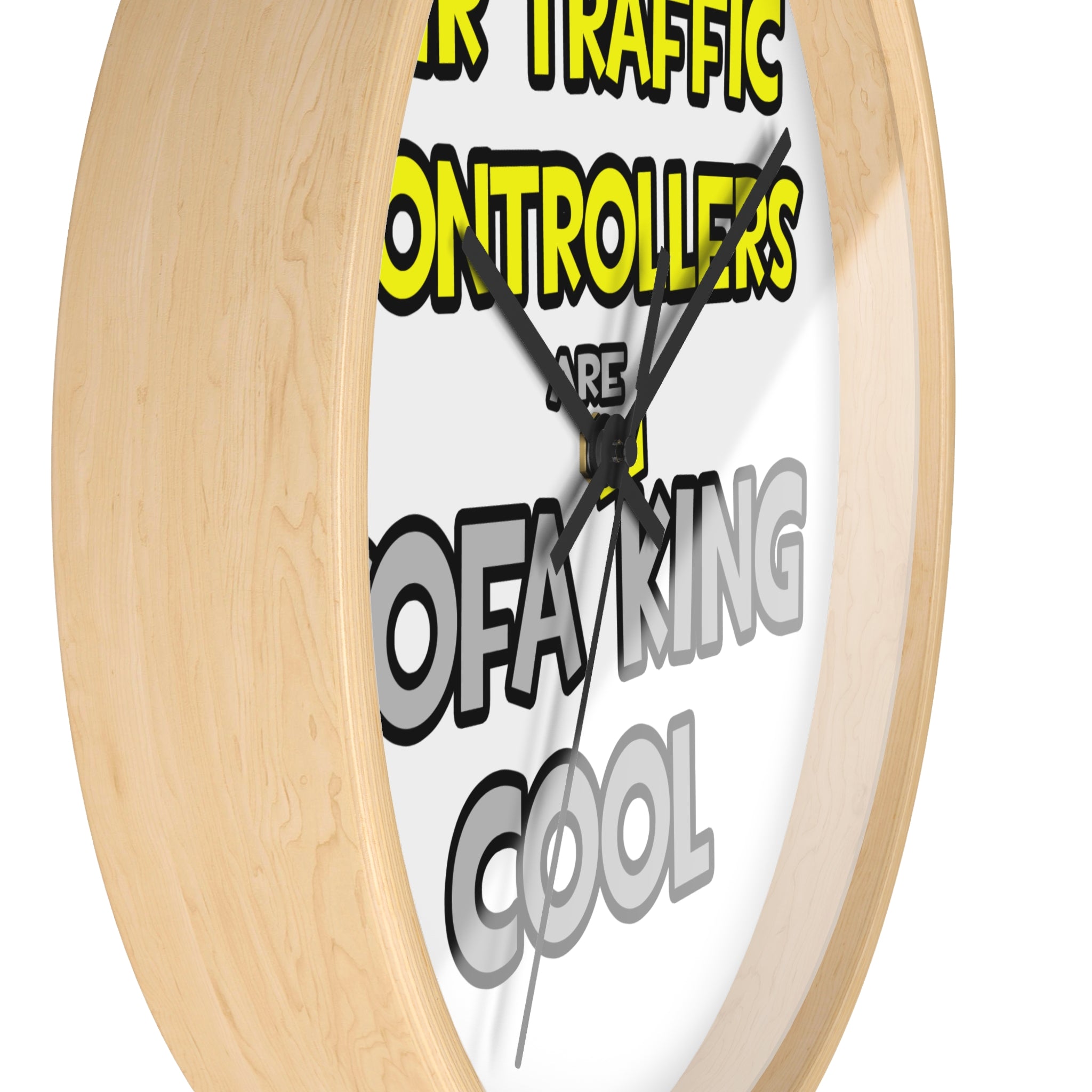 Air Traffic Controllers Are Sofa King Cool - Wall Clock