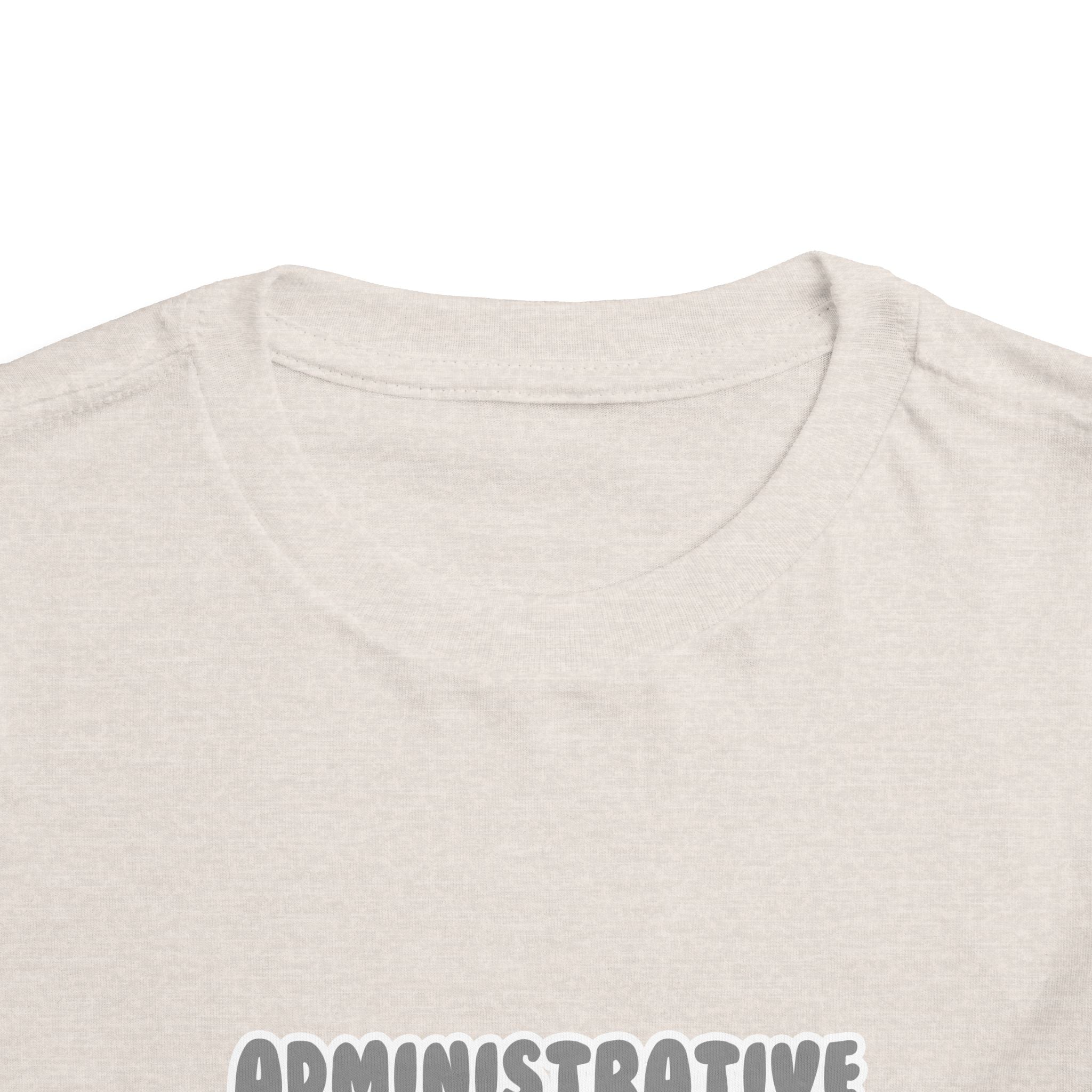 Administrative Asst ... Will Work For Ice Cream - Toddler Short Sleeve Tee