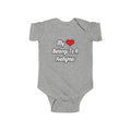 My Heart Belongs To A Firefighter - Infant Fine Jersey Bodysuit