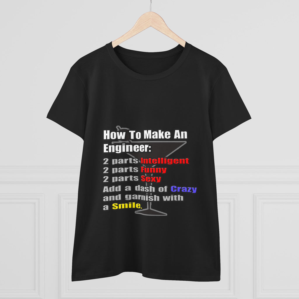 How To Make an Engineer - Women's Midweight Cotton Tee