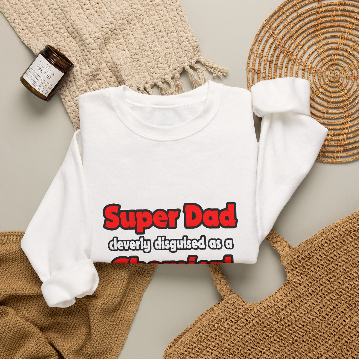 Super Dad ... Chemical Engineer - Unisex Heavy Blend™ Crewneck Sweatshirt