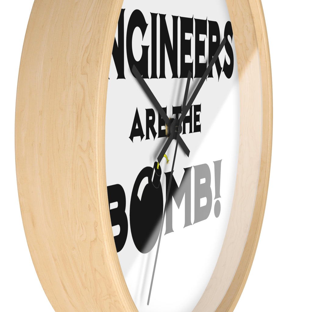 Engineers Are The Bomb! (2) - Wall Clock