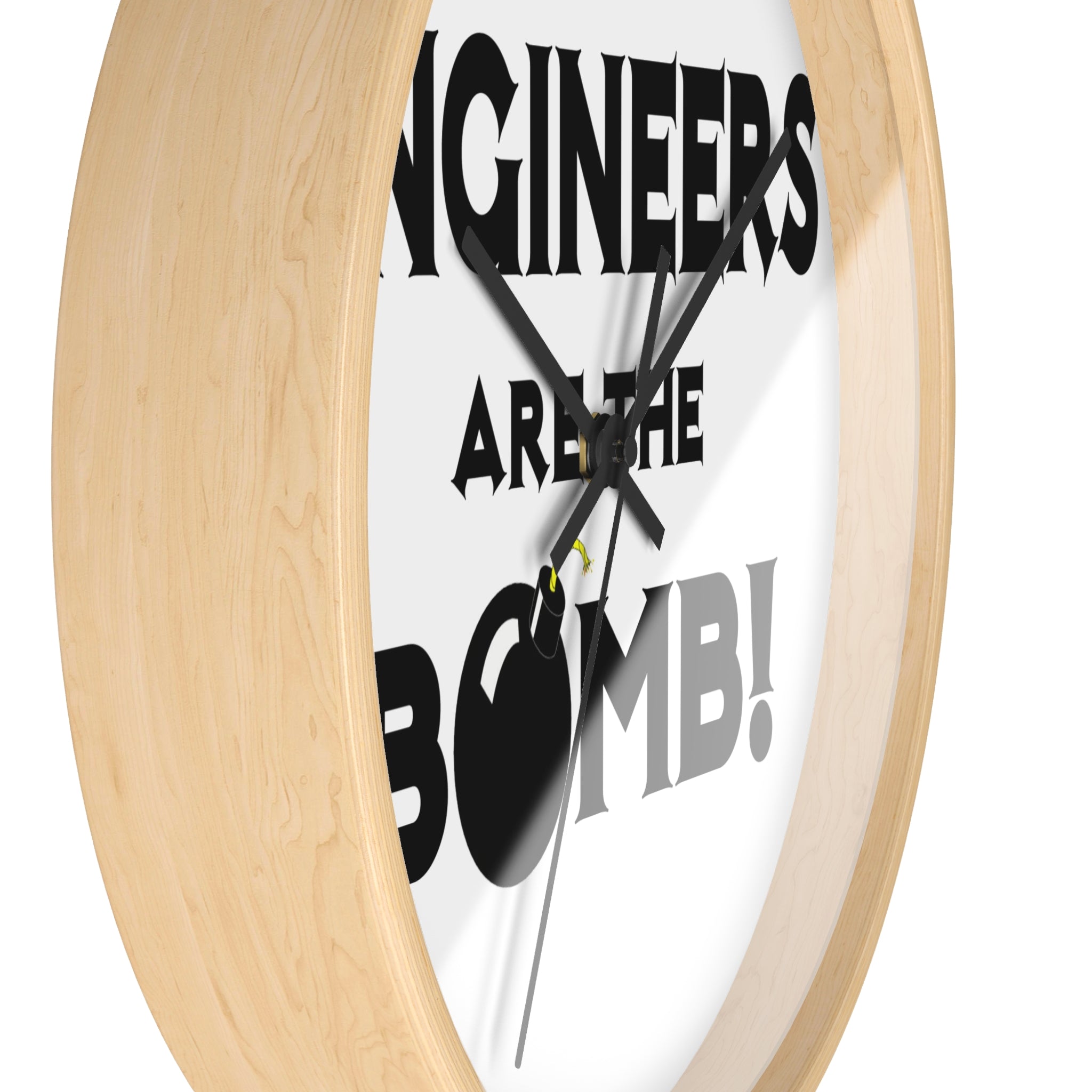 Engineers Are The Bomb! (2) - Wall Clock