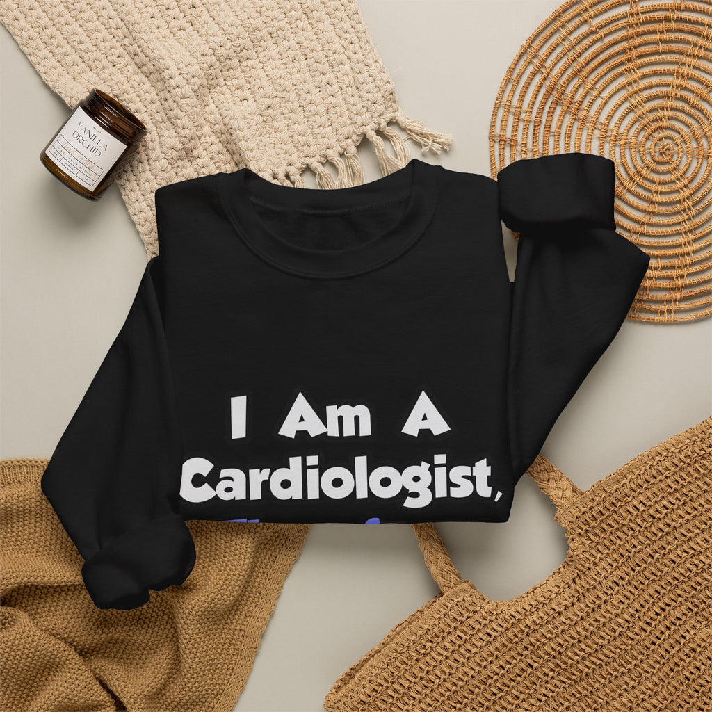 I Am A Cardiologist, Therefore I Drink - Unisex Heavy Blend™ Crewneck Sweatshirt