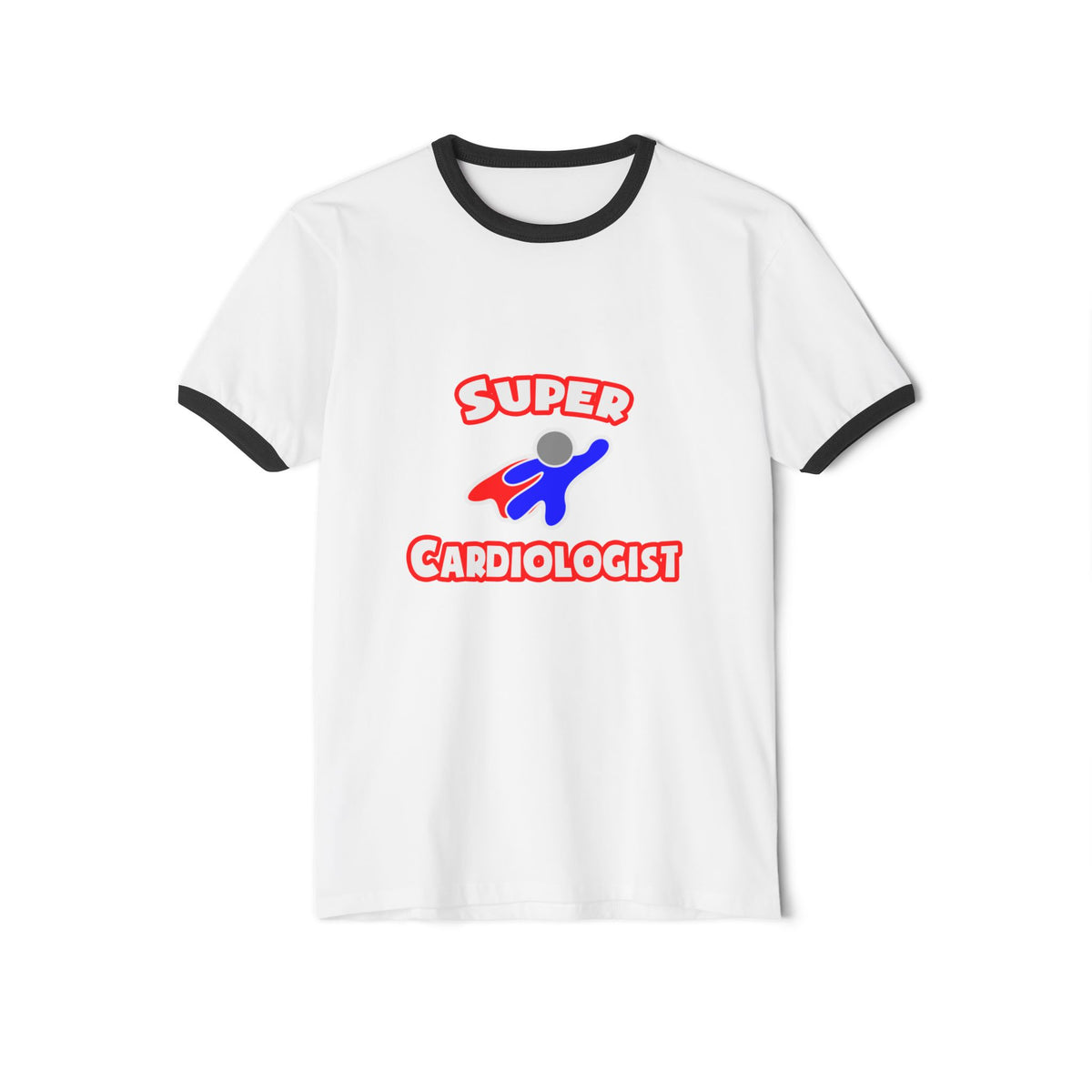 Super Cardiologist - Unisex Cotton Ringer T-Shirt
