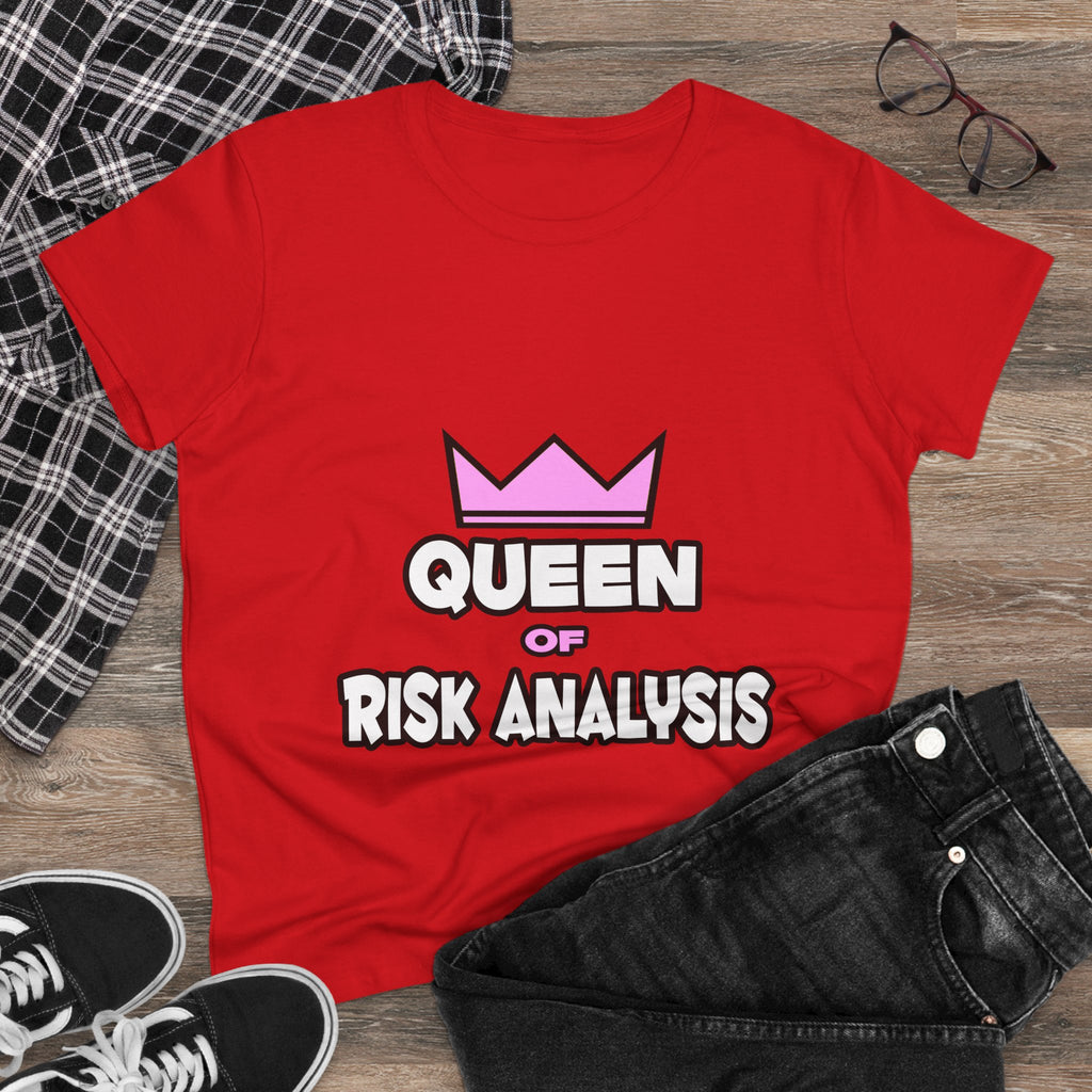 Queen of Risk Analysis - Women's Midweight Cotton Tee