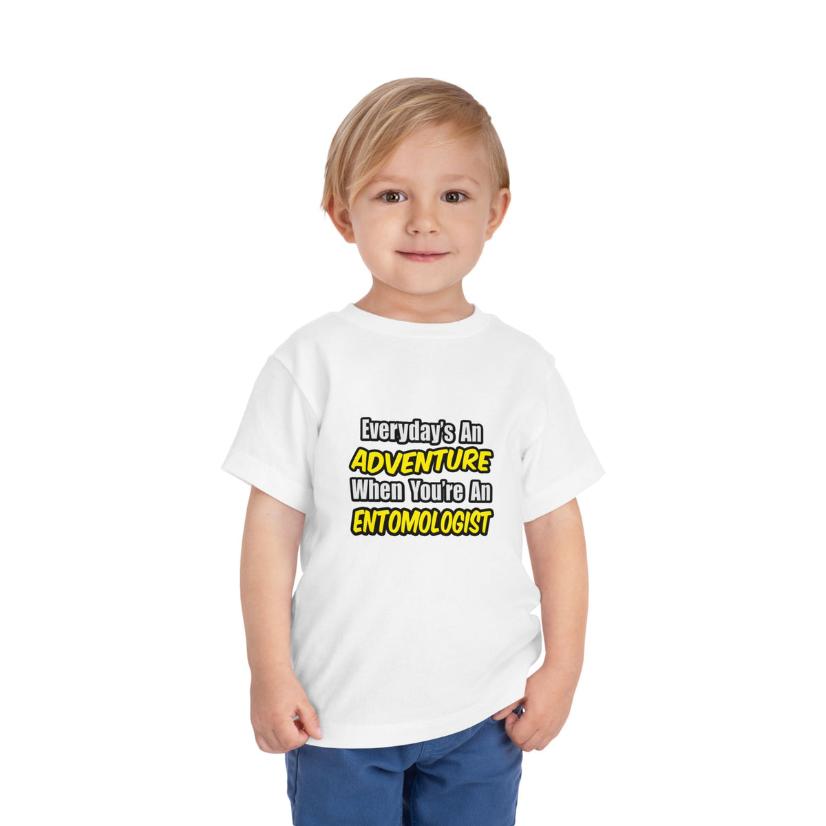Everyday's An Adventure .. Entomologist - Toddler Short Sleeve Tee