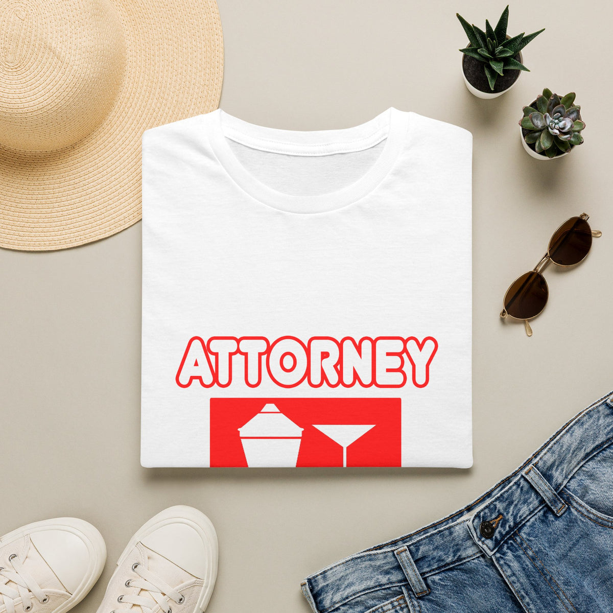 Attorney...Will Work For Cocktails - Unisex Softstyle T-Shirt