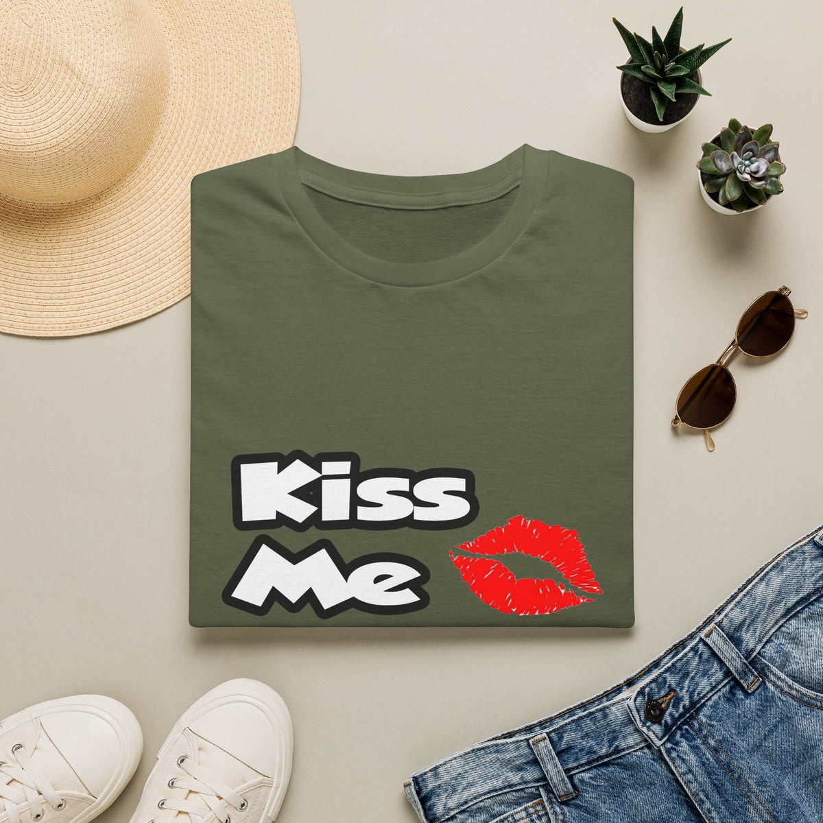 Kiss Me...I Am A Teacher - Unisex Softstyle T-Shirt
