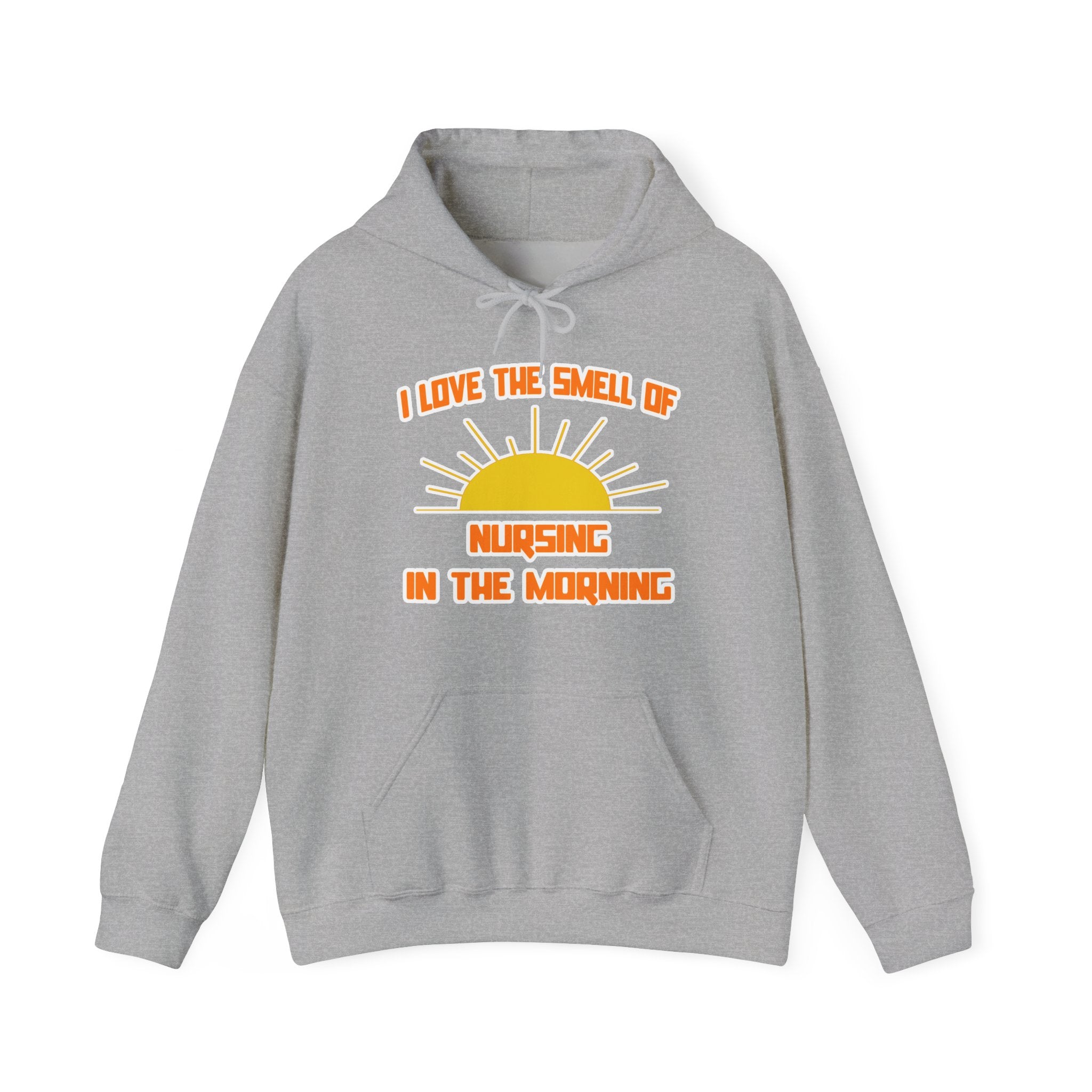 Smell of Nursing in the Morning - Unisex Heavy Blend™ Hooded Sweatshirt