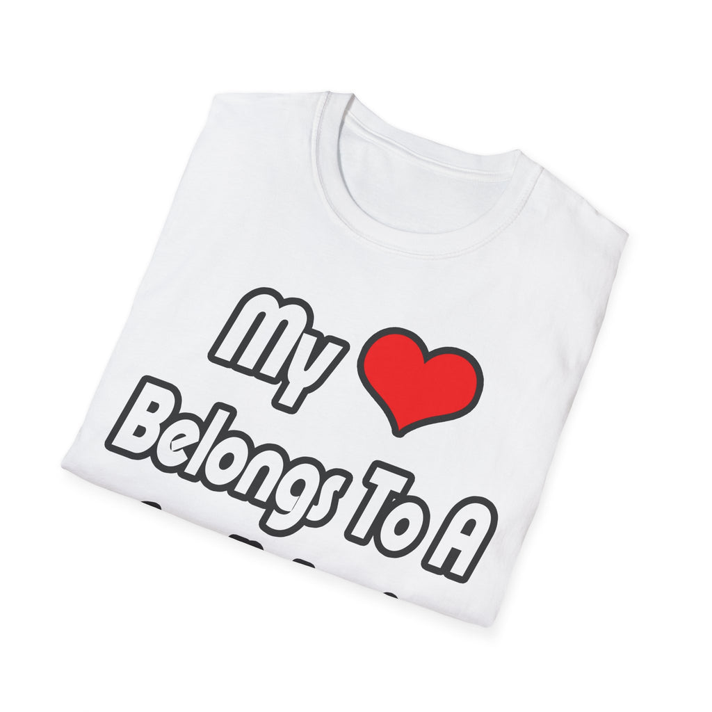 My Heart Belongs To A Cardiologist - Unisex Softstyle T-Shirt