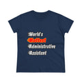 World's Hottest Administrative Assistant - Women's Midweight Cotton Tee