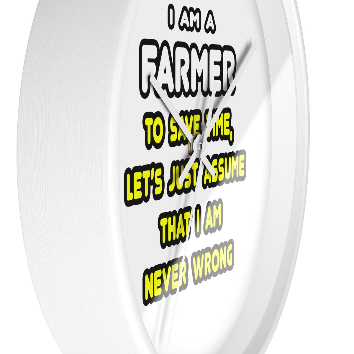 Funny Farmer T Shirts and Gifts - Wall Clock