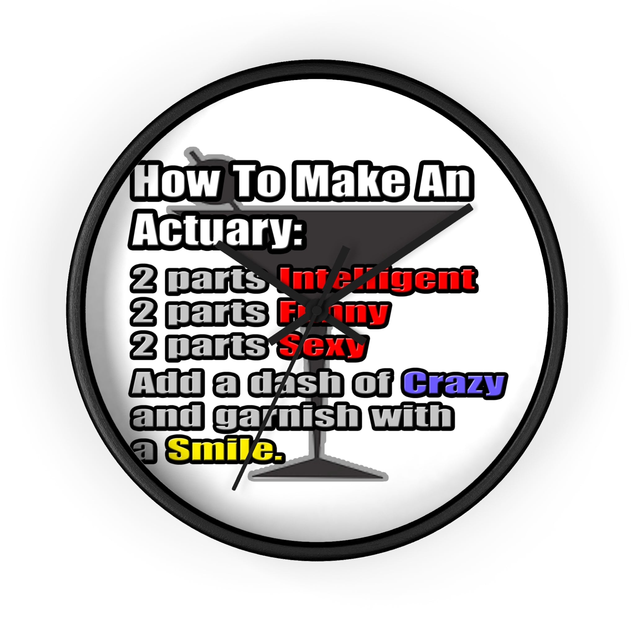 How To Make an Actuary - Wall Clock