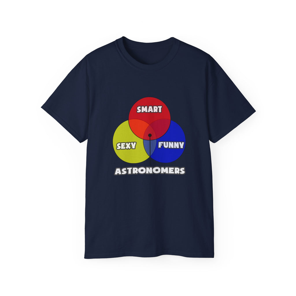 Venn Diagram .. Astronomers - Unisex Ultra Cotton Tee