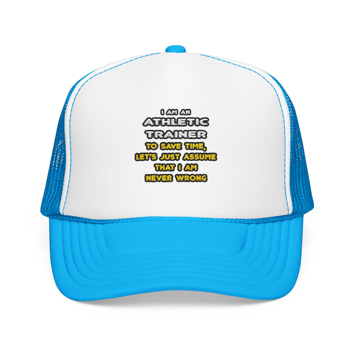 Funny Athletic Trainer T Shirts - Foam Trucker Hat
