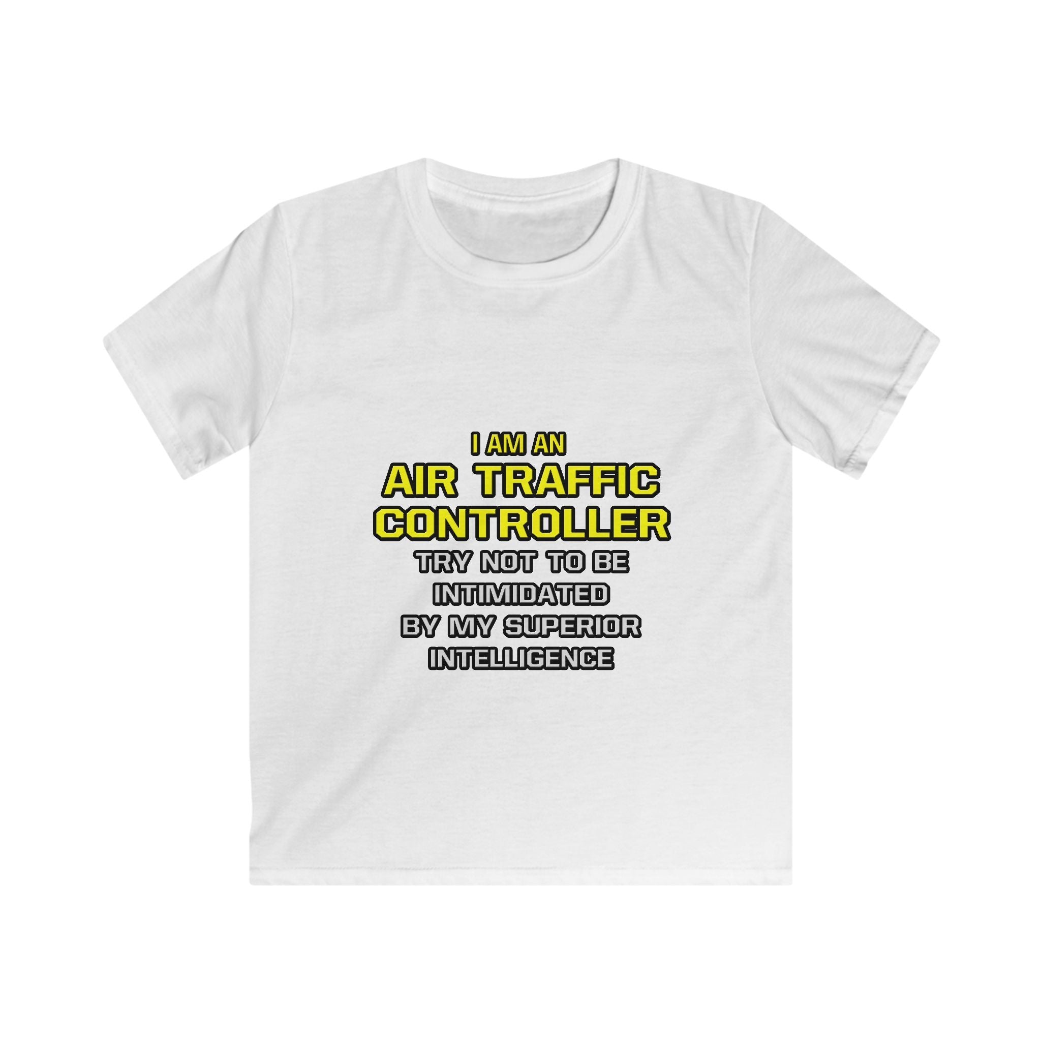Air Traffic Controller...Superior Intelligence - Kids Softstyle Tee