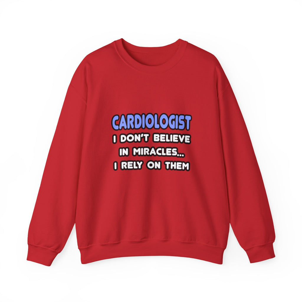 Miracles and Cardiologists - Unisex Heavy Blend™ Crewneck Sweatshirt