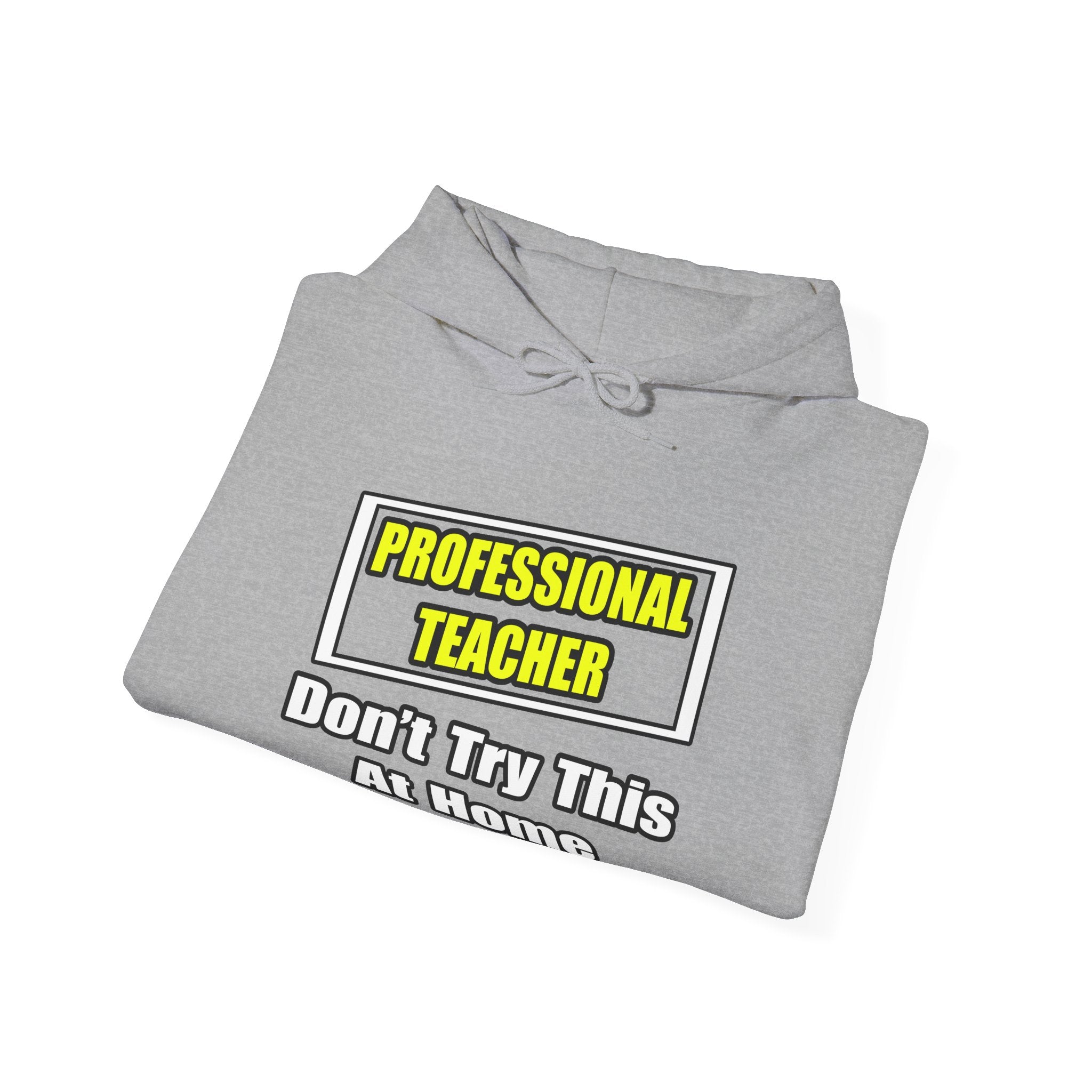 Professional Teacher...Don't Try This At Home - Unisex Heavy Blend™ Hooded Sweatshirt