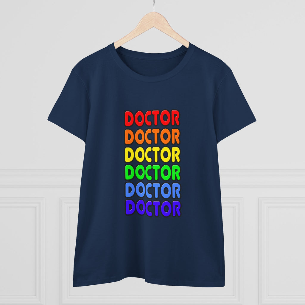 Rainbow Doctor - Women's Midweight Cotton Tee