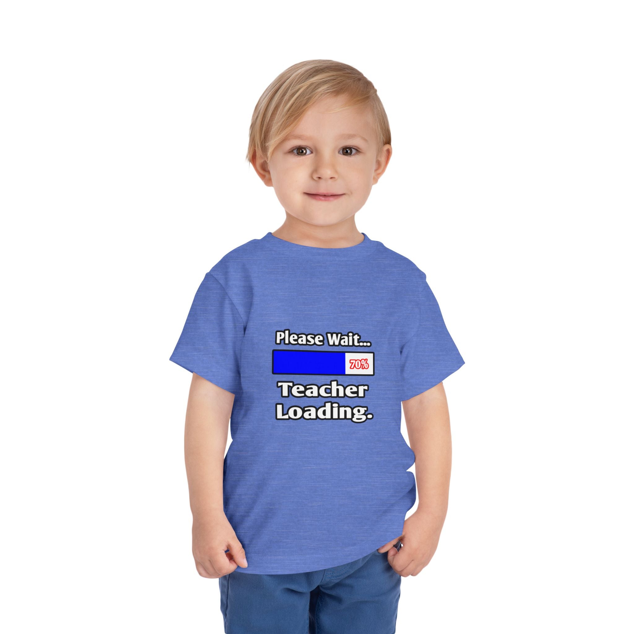 Please Wait...Teacher Loading - Toddler Short Sleeve Tee
