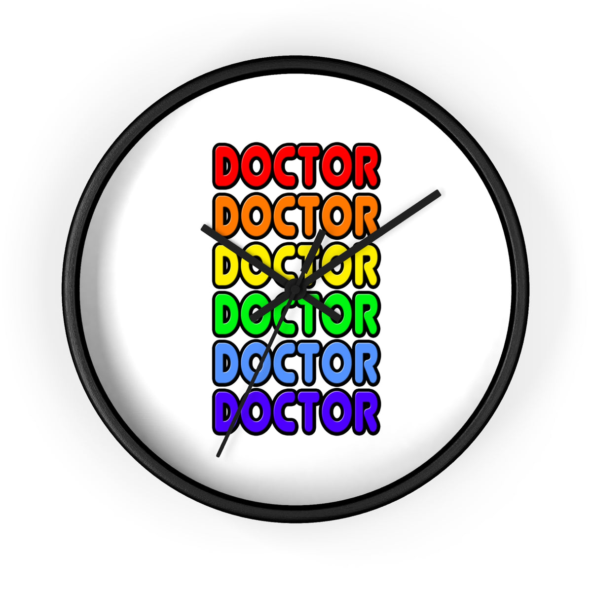 Rainbow Doctor - Wall Clock