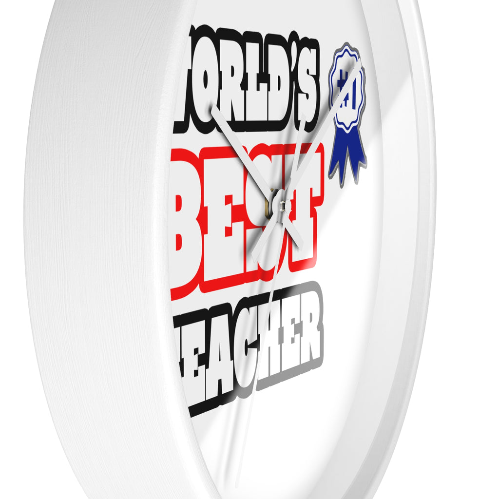 World's Best Teacher - Wall Clock