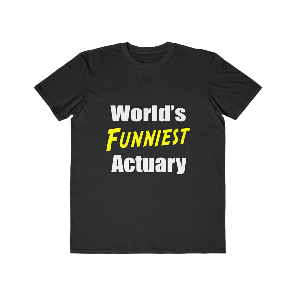 World's Funniest Actuary - Men's Lightweight Fashion Tee