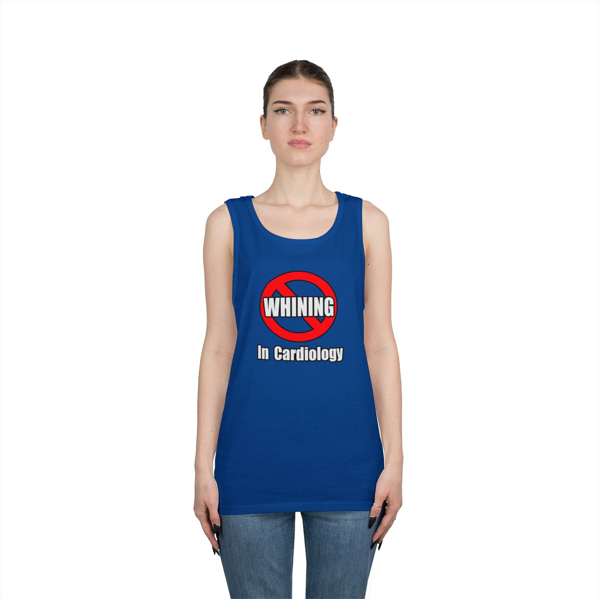 No Whining In Cardiology - Unisex Heavy Cotton Tank Top