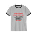 Amazing Nurse In Action - Unisex Cotton Ringer T-Shirt