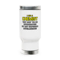 Chemist...Superior Intelligence - Stainless Steel Travel Mug with Handle, 14oz