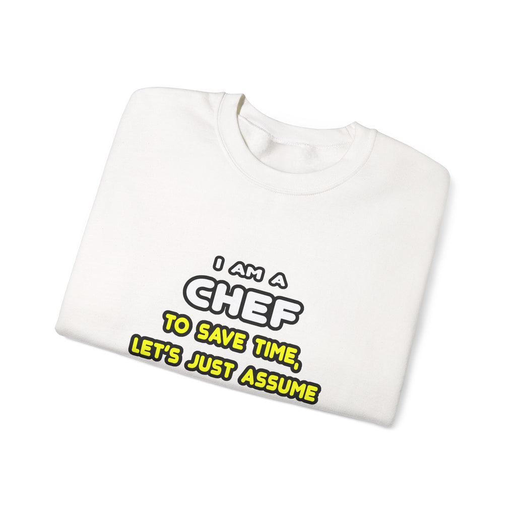 Funny Chef T Shirts and Gifts - Unisex Heavy Blend™ Crewneck Sweatshirt