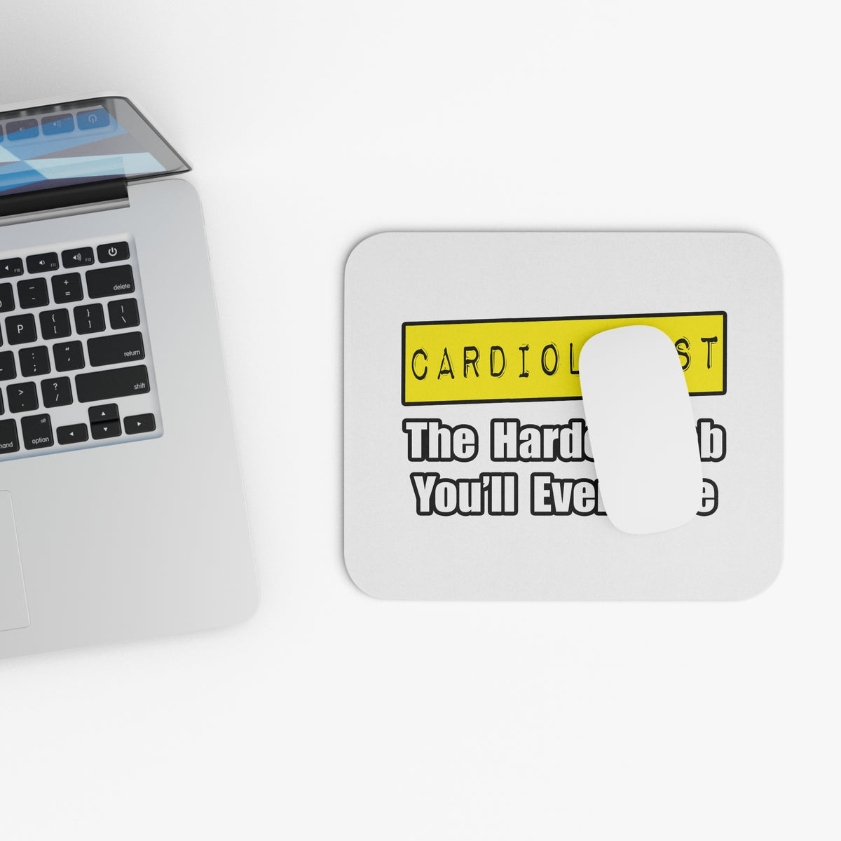Cardiologist...Hardest Job You'll Ever Love - Mouse Pad (Rectangle)