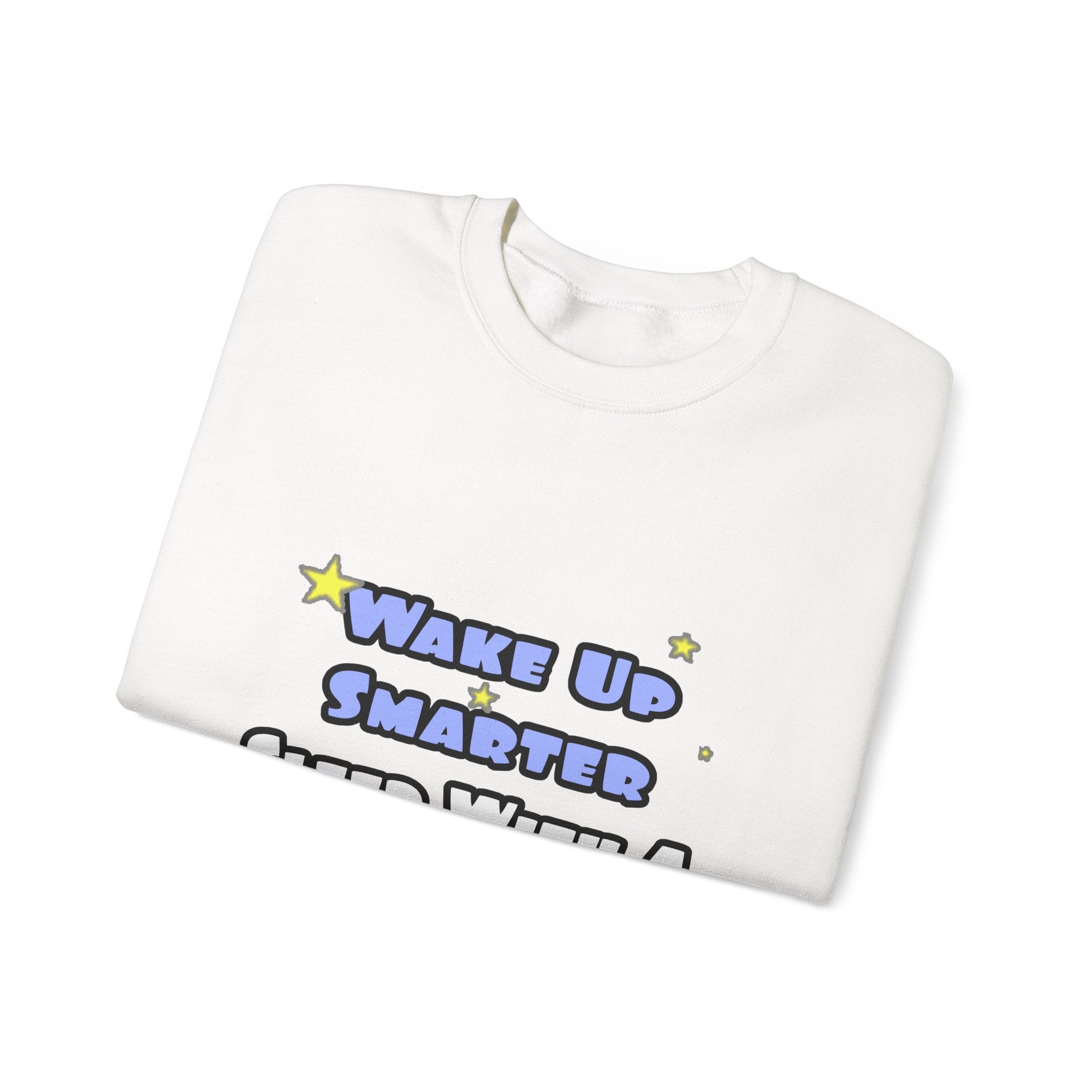 Wake Up Smarter...Sleep With a Teacher - Unisex Heavy Blend™ Crewneck Sweatshirt