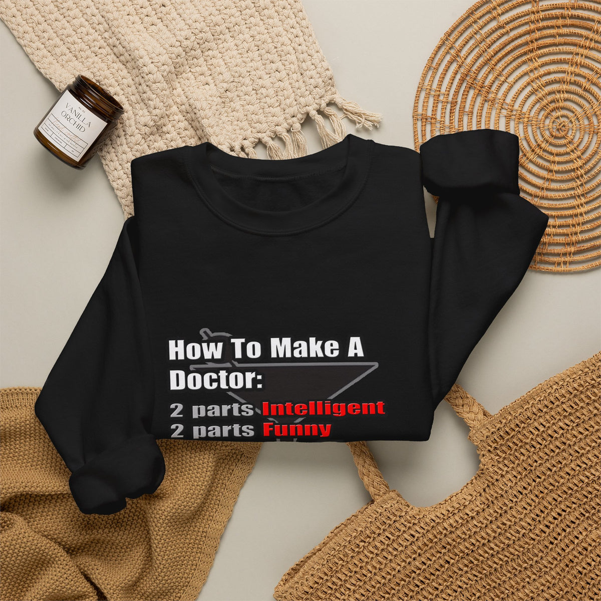 How To Make a Doctor - Unisex Heavy Blend™ Crewneck Sweatshirt