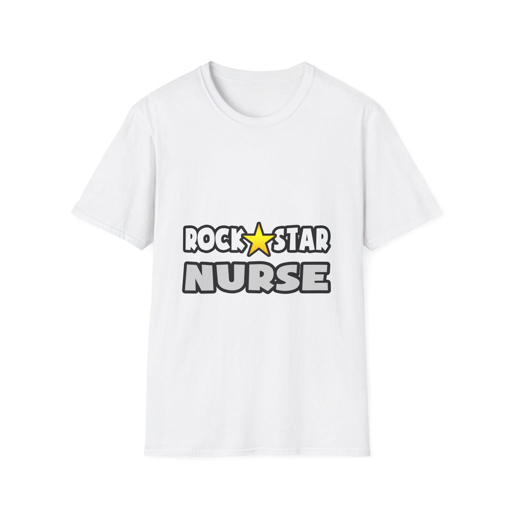 Rock Star Nurse (2) - Unisex Softstyle T-Shirt