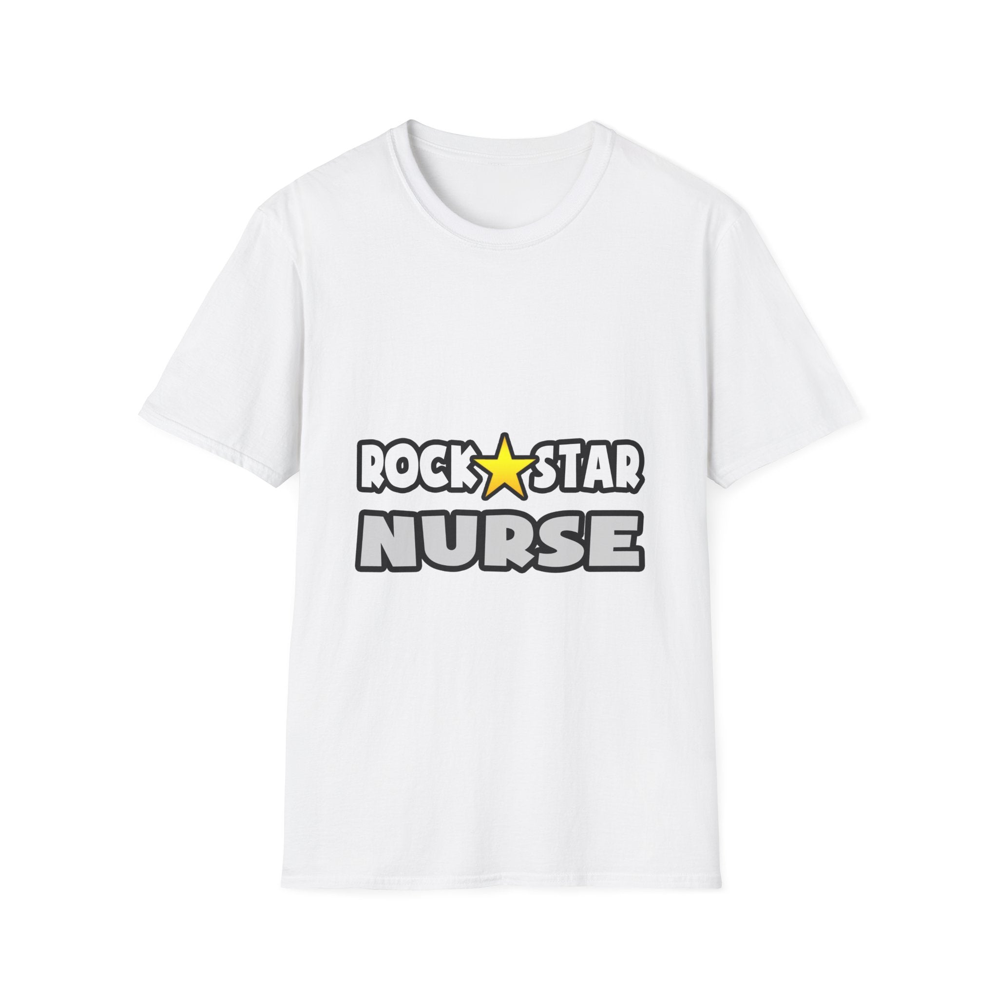 Rock Star Nurse (2) - Unisex Softstyle T-Shirt