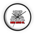 Deal With It ... Funny Dental Assistant - Wall Clock